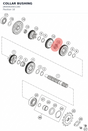 Diagram preview: COLLAR BUSHING (J900002001100)