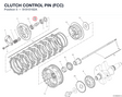 CLUTCH CONTROL PIN (FCC) 81810162A diagram position