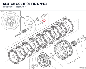 CLUTCH CONTROL PIN (JNHZ) 81810391A diagram position