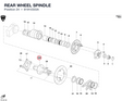 REAR WHEEL SPINDLE
