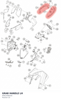 Diagram preview: GRAB HANDLE LH (95812008100)