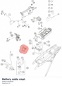 Diagram preview: Battery cable cmpl. (A46011059050)