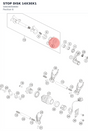 Diagram preview: STOP DISK 14X30X1 (54634050000)