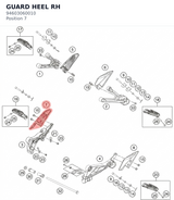 Diagram preview: GUARD HEEL RH (94603060010)