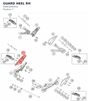 Diagram preview: GUARD HEEL RH (94603060010)