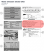 Diagram preview: Noise emission sticker USA (LI22-636-13)