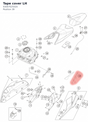 Diagram preview: Tape cover LH (93007025020)