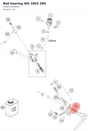 Diagram preview: Ball bearing W6 1803 2RS (A56013050010)