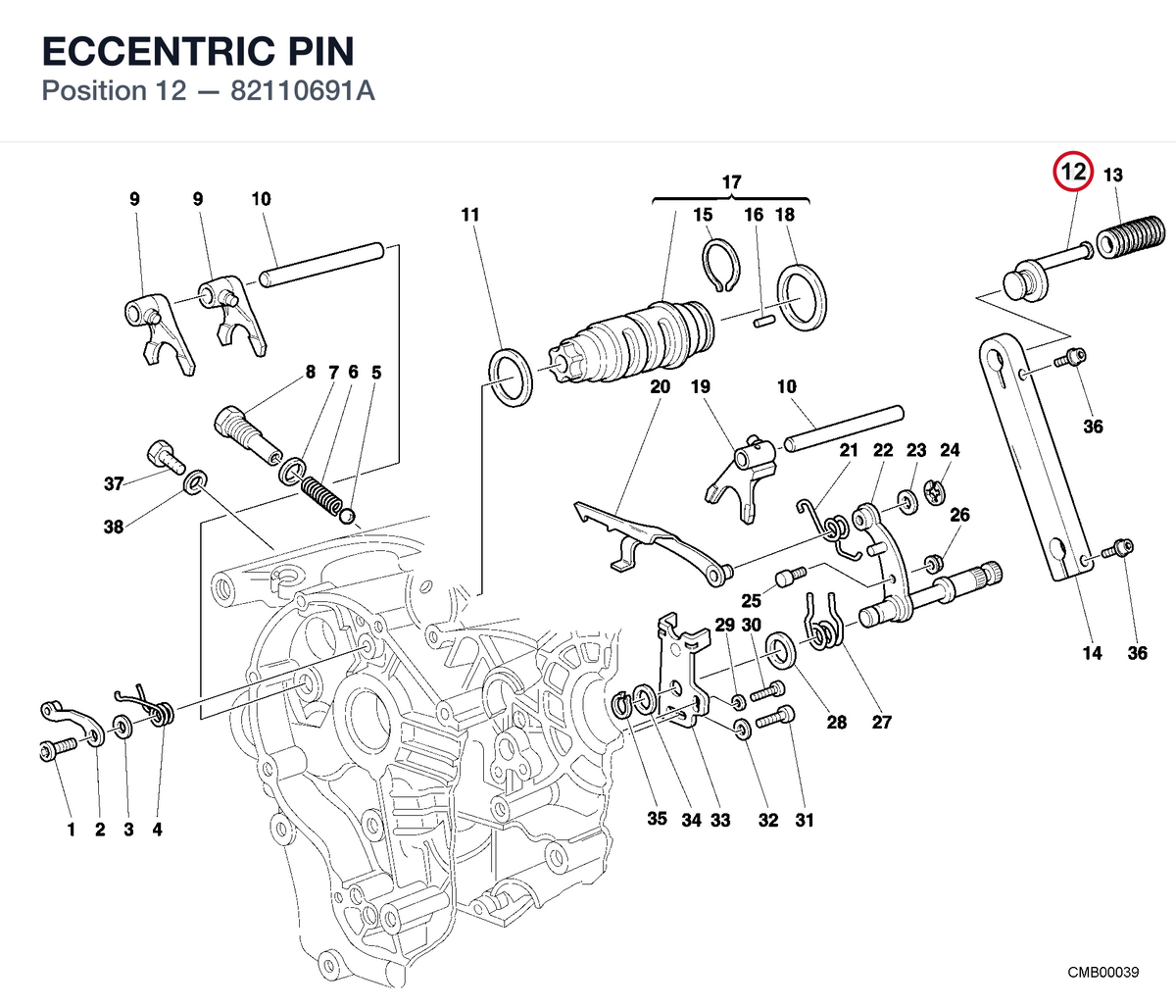 ECCENTRIC PIN