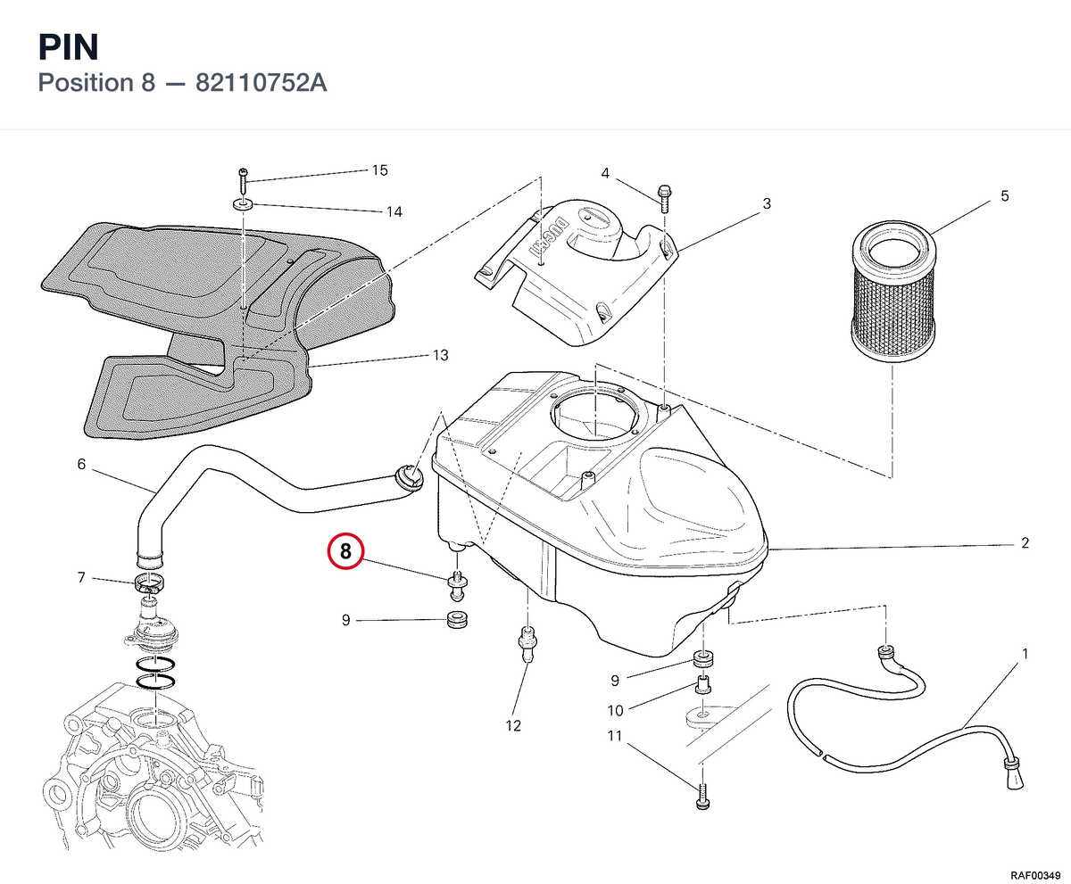 PIN 82110752A diagram position
