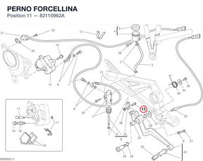 PERNO FORCELLINA 82110962A diagram position
