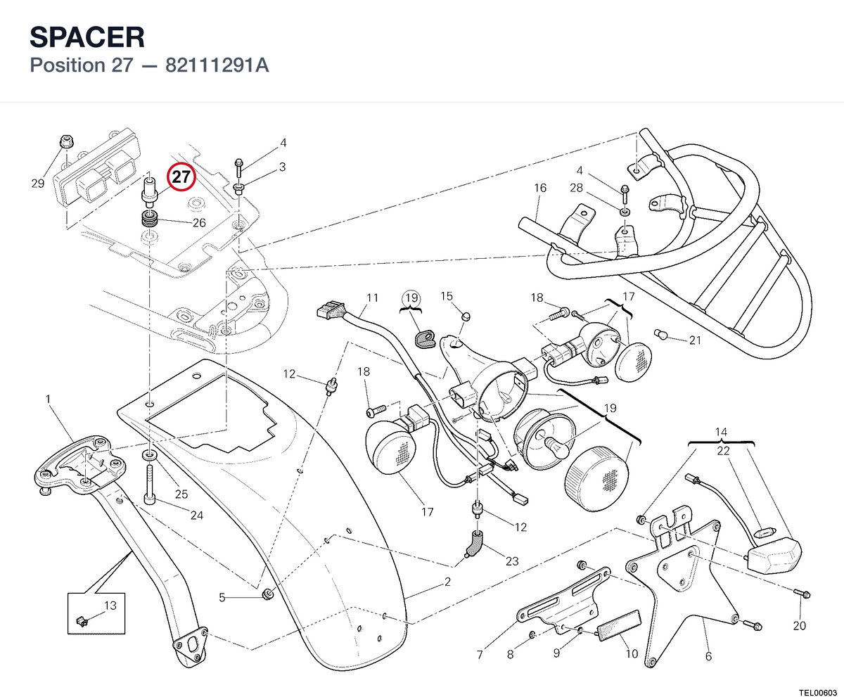 SPACER 82111291A diagram position