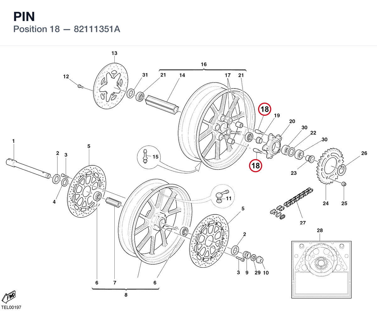 PIN 82111351A diagram position