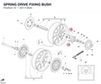 SPRING DRIVE FIXING BUSH 82111352A diagram position