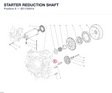 STARTER REDUCTION SHAFT