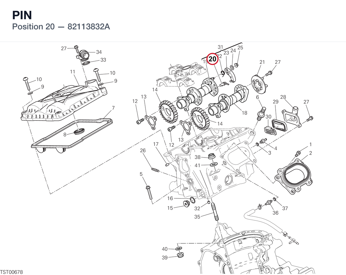 PIN 82113832A diagram position