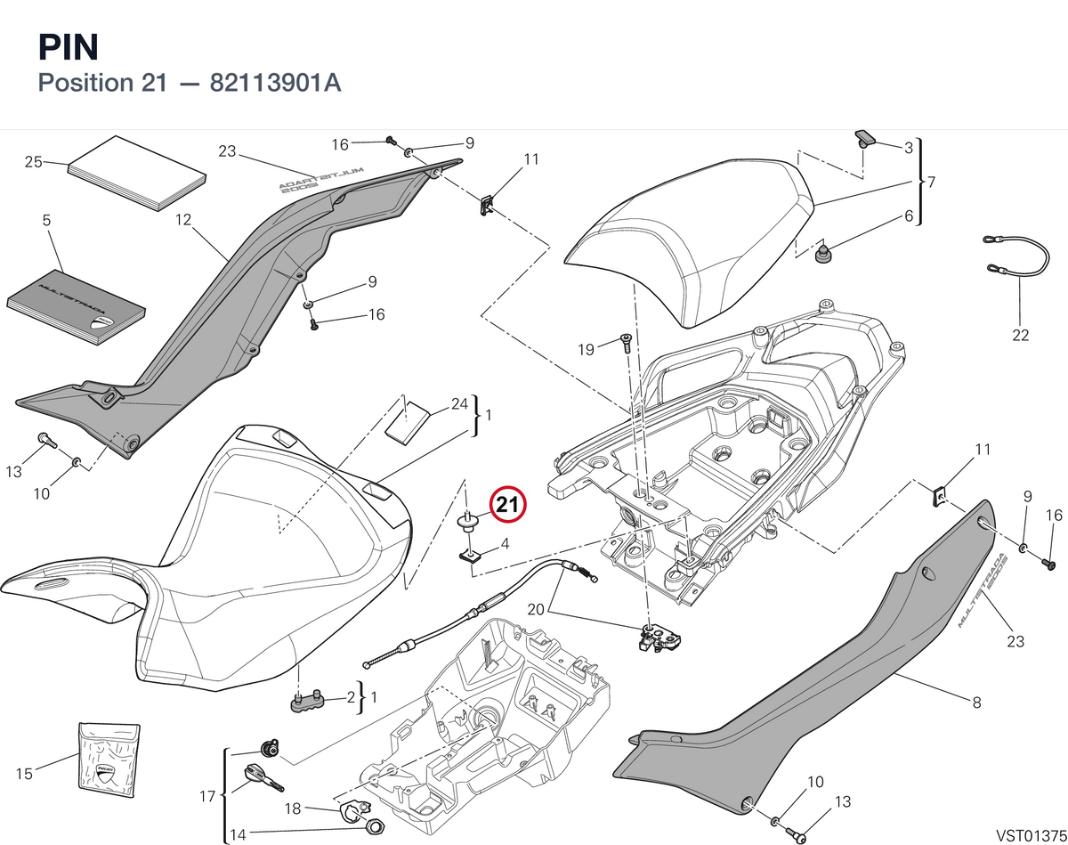 PIN 82113901A diagram position