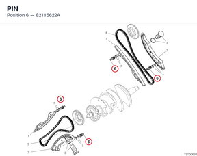 PIN 82115622A diagram position