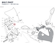 BOLT, PIVOT 82118311AA diagram position