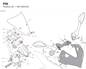 PIN 82118331AA diagram position