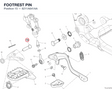 FOOTREST PIN 8211A641AA diagram position