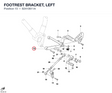 FOOTREST BRACKET, LEFT