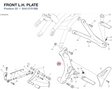 FRONT L.H. PLATE 82412751BB diagram position