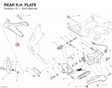 REAR R.H. PLATE 82412961AA diagram position