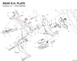 REAR R.H. PLATE 82413562AA diagram position