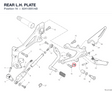 REAR L.H. PLATE 82413951AB diagram position