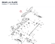 REAR L.H. PLATE 8241A881AA diagram position