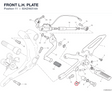 FRONT L.H. PLATE 824Z4631AA diagram position