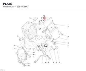 PLATE 82610191A diagram position