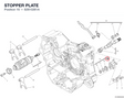 STOPPER PLATE 82610261A diagram position