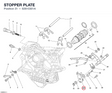 STOPPER PLATE 82610301A diagram position