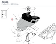 COVER 82610441AA diagram position