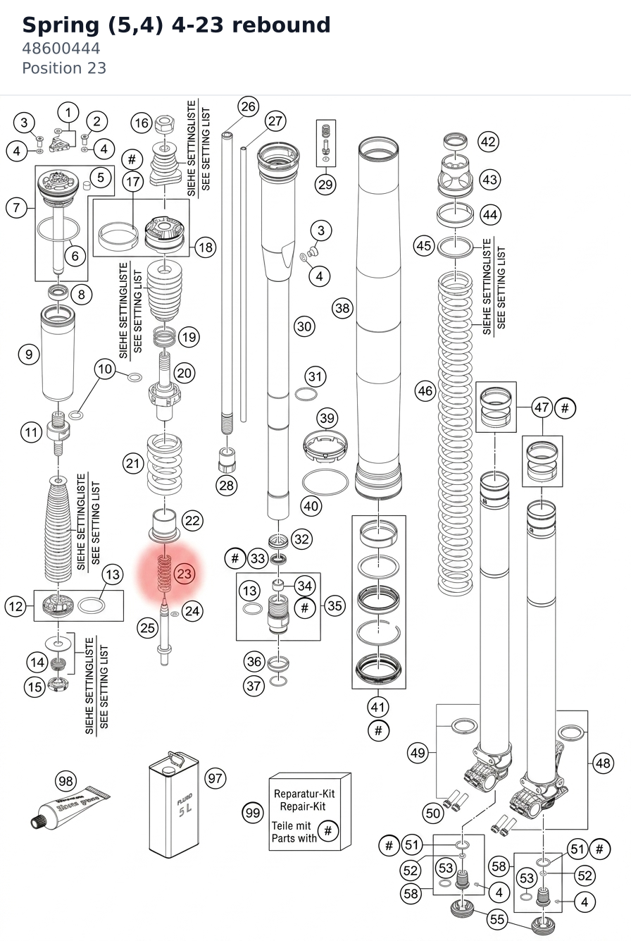 Diagram preview: Spring (5,4) 4-23 rebound (48600444)