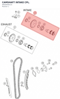Diagram preview: CAMSHAFT INTAKE CPL. (90636009133)