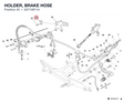 HOLDER, BRAKE HOSE