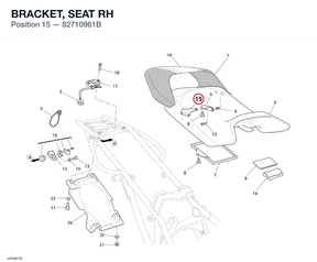 BRACKET, SEAT RH 82710961B diagram position