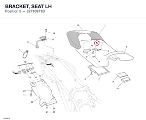 BRACKET, SEAT LH 82710971B diagram position
