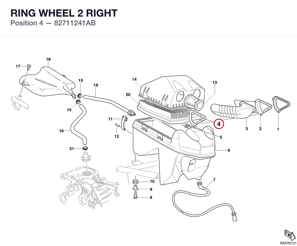 RING WHEEL 2 RIGHT 82711241AB diagram position