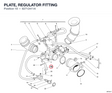 PLATE, REGULATOR FITTING