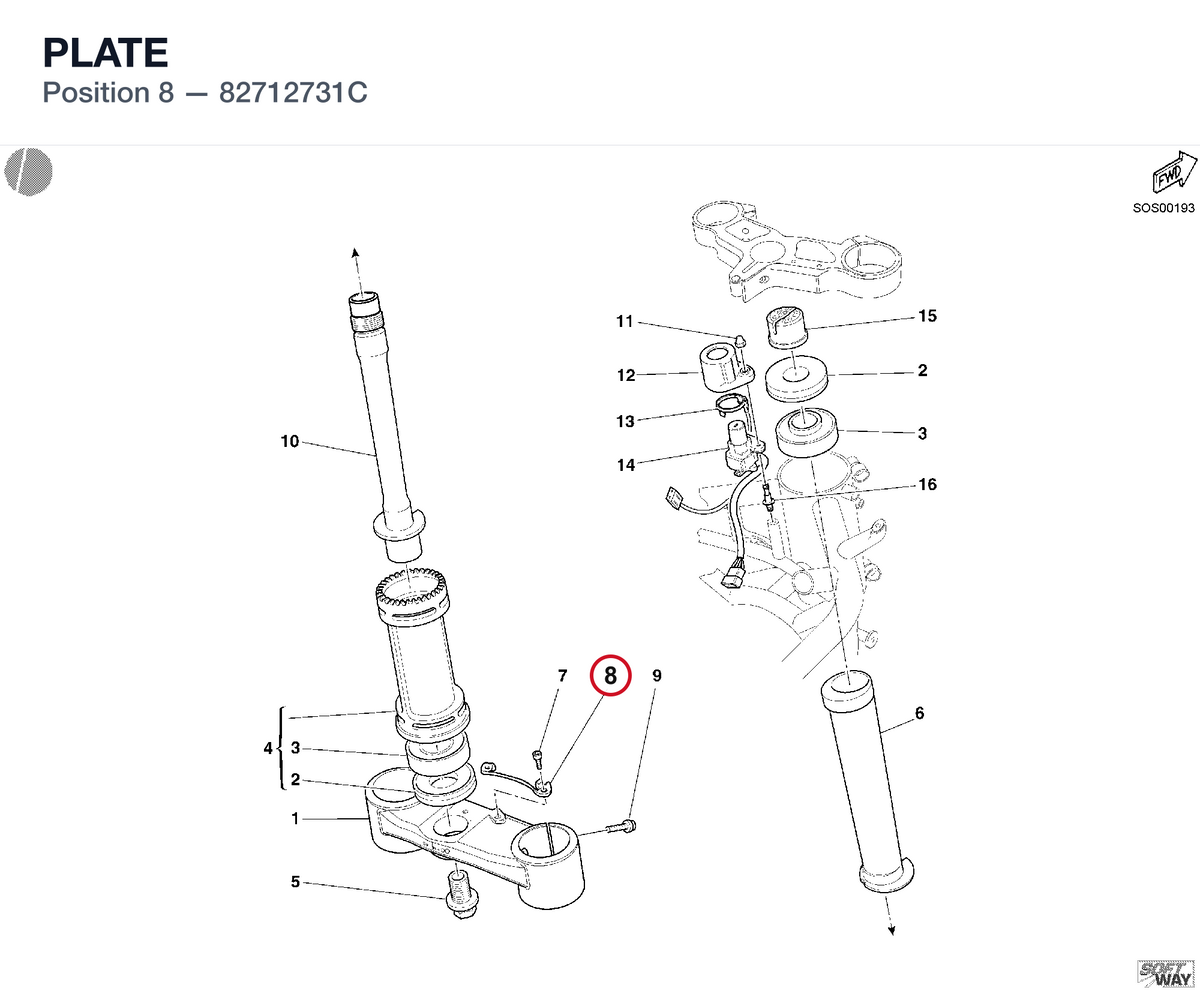 PLATE 82712731C diagram position