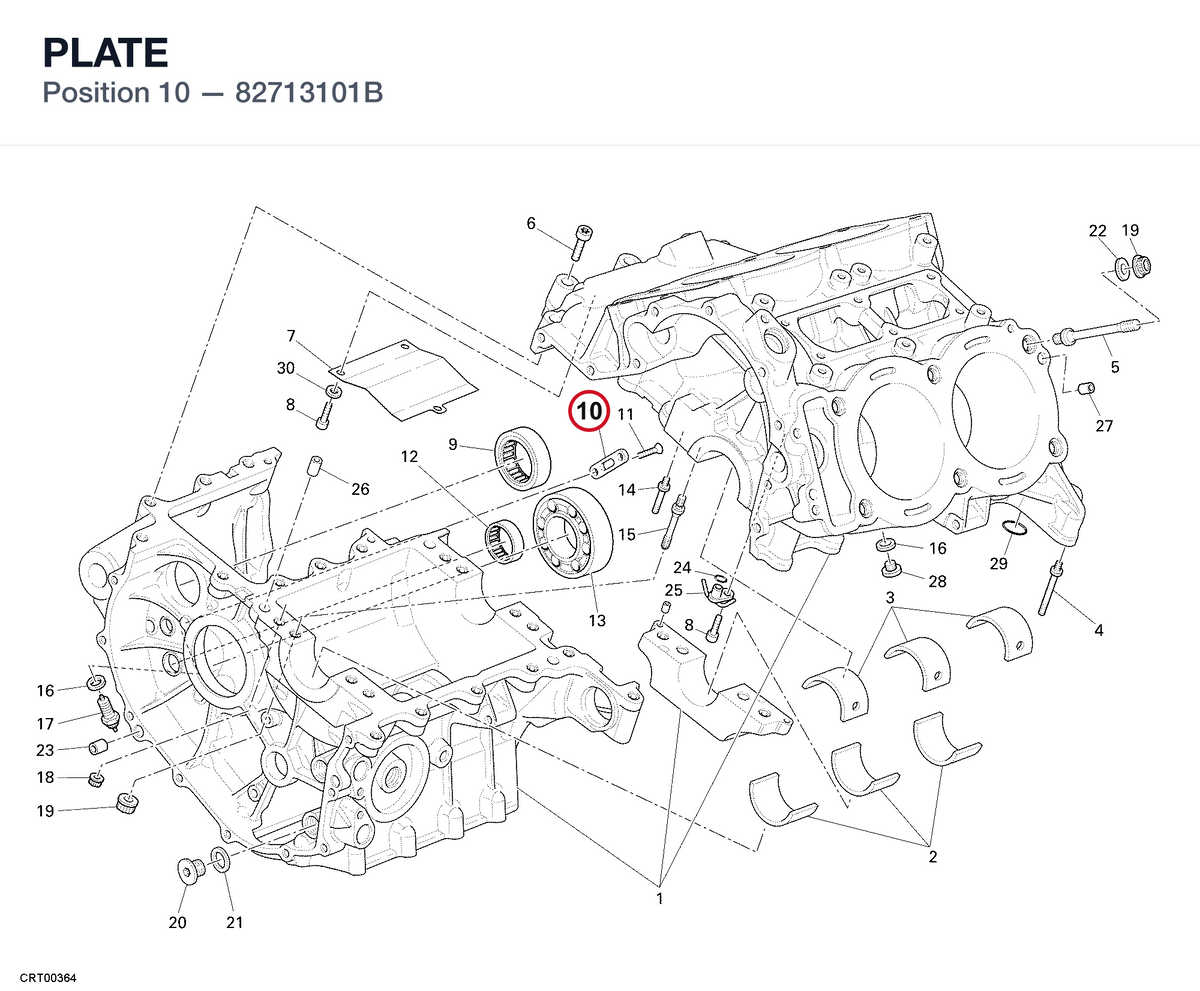 PLATE 82713101B diagram position