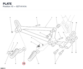 PLATE 82714141A diagram position