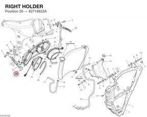 RIGHT HOLDER 82718822A diagram position