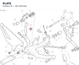 PLATE 8271H012AA diagram position