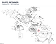 PLATE, RETAINER 8271H501AA diagram position