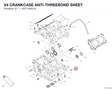 V4 CRANKCASE ANTI-THREEBOND SHEET 8271H851A diagram position